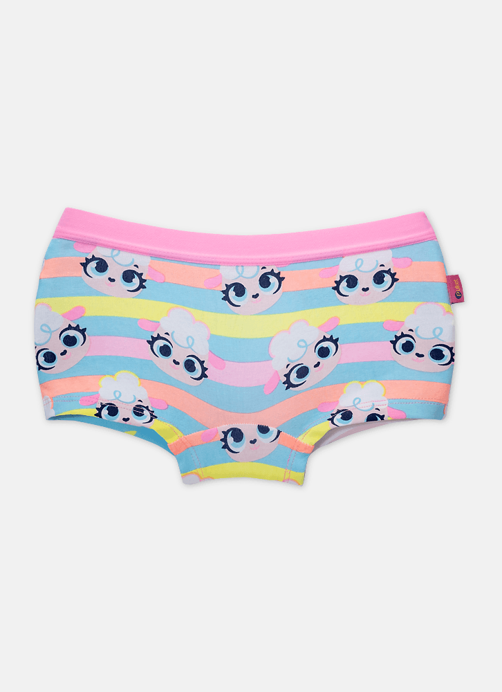 Calcinha BodyShorts Algodão Menina Ovelha