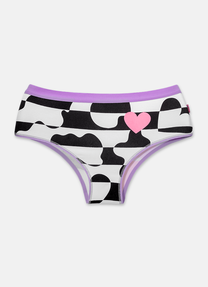 Calcinha Boneca Algodão Feminina Vaca Patches