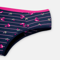 Calcinha Boneca Absorvente Microfibra Feminina Flamingo