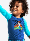 Camiseta com Proteção Solar Bebê Menino Tigre Roar