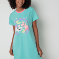 Camisola Manga Curta Algodão Feminina Pet Sereia