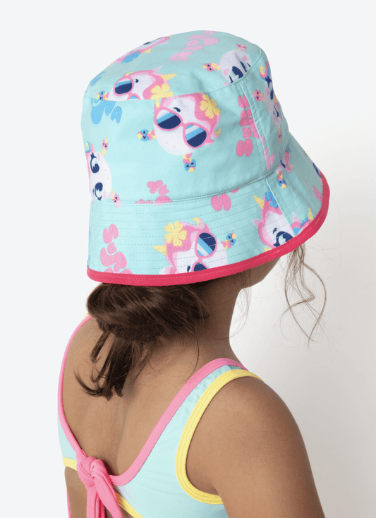 Chapéu Bucket Menina Unicórnio Aloha