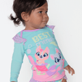 Conjunto Camiseta e Calcinha Bebê Menina Pet Sereia