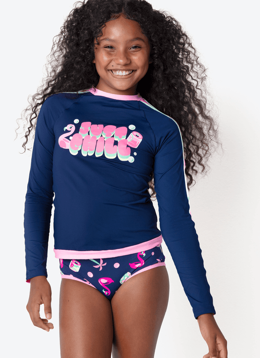 Conjunto Camiseta e Calcinha Menina Teen Panda Miami