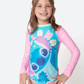 Conjunto Camiseta e Calcinha Menina Stitch