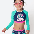 Conjunto Cropped e Calcinha Menina Pinguim