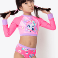 Conjunto Cropped e Calcinha Menina Unicórnio Kawaii