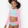 Conjunto Cropped Menina Unicornio PopStar