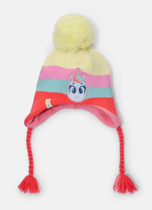 Gorro Bebê Menina Unicórnio Cherry