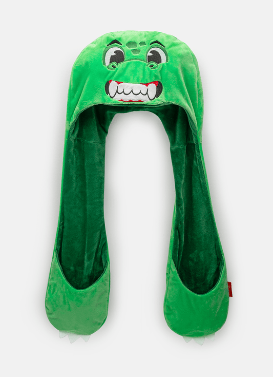 Gorro com Cachecol Teen Dino Food