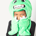 Gorro com Cachecol Teen Dino Food