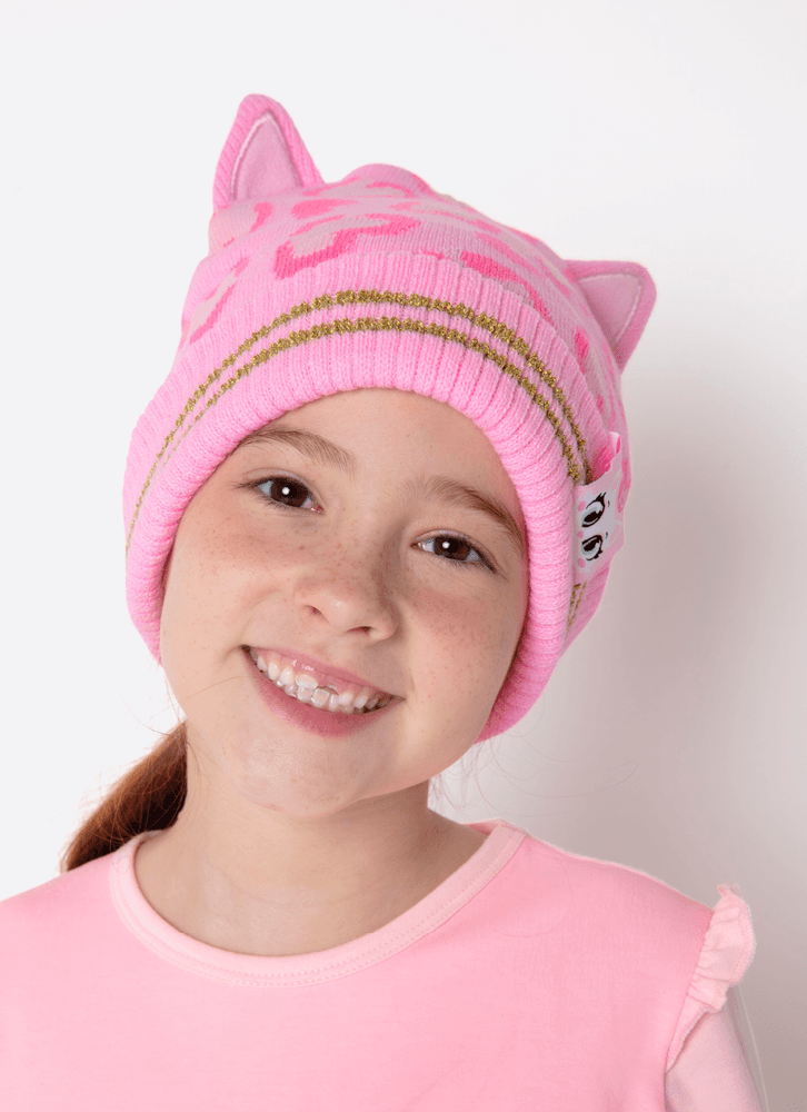 Gorro Menina Gata Romântica