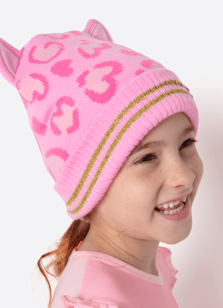 Gorro Menina Gata Romântica