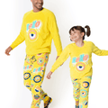 Kit Pai e Filha Pijama Manga Longa Soft Minions