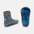 Meia Soquete Pansocks Bebê Menino Tubarão Gamer