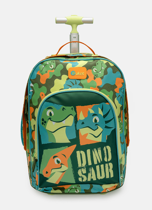 Mochila com Rodinha Dino Trio