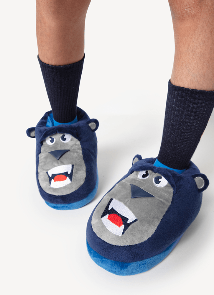 Pantufa Menino Teen Gorila Rider