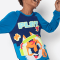 Pijama Longo Pijama Manga Longa Viscolycra Masculino