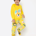 Kit Pai e Filho Pijama Manga Longa Soft Minions