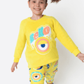 Kit Pai e Filha Pijama Manga Longa Soft Minions