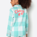 Pijama Manga Longa Flanelado Menina Teen Cherry