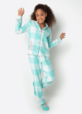 Pijama Manga Longa Flanelado Menina Teen Cherry