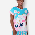 Pijama Manga Curta Viscolycra Feminino Ovelha