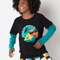 Pijama Manga Longa Viscolycra Menino Teen Space Food