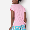 Pijama Manga Curta Viscolycra Feminino Ovelha