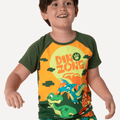 Pijama Manga Curta Viscolycra Menino Dino Trio