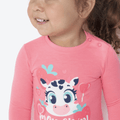 Pijama Manga Longa Viscolycra Bebê Menina Vaca Romântica