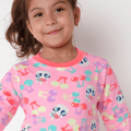 Pijama Manga Longa Ultra Visco Menina Unicórnio Cherry