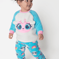 Pijama Manga Longa Soft Bebê Menina Ovelha