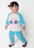 Pijama Manga Longa Soft Bebê Menina Ovelha