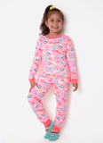 Pijama Manga Longa Ultra Visco Menina Unicórnio Cherry