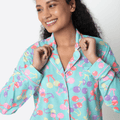 Pijama Manga Longa Viscolycra Feminino Unicórnio Cherry