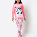 Pijama Manga Longa Viscolycra Feminino Vaca Romântica