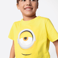 Pijama Manga Curta Algodão Menina Minions