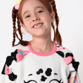 Pijama Manga Longa Soft Menina Vaca Patches