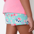 Pijama Manga Curta Viscolycra Menina Unicórnio Cherry