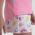 Pijama Manga Curta Viscolycra Estampado Menina Teen Unicórnio Aloha