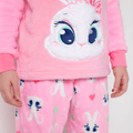 Pijama Manga Longa Soft Menina Coelha Romântica