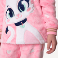 Pijama Manga Longa Soft Menina Gata Romântica