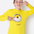 Pijama Manga Longa Algodão Menina Teen Minions