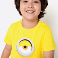 Pijama Manga Curta Algodão Menino Minions