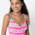 Pijama Regata Microfibra Feminino Panda Miami