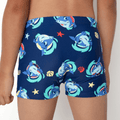 Sunga Boxer Menino Estampada Tubarão Aloha