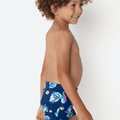 Sunga Boxer Menino Estampada Tubarão Aloha