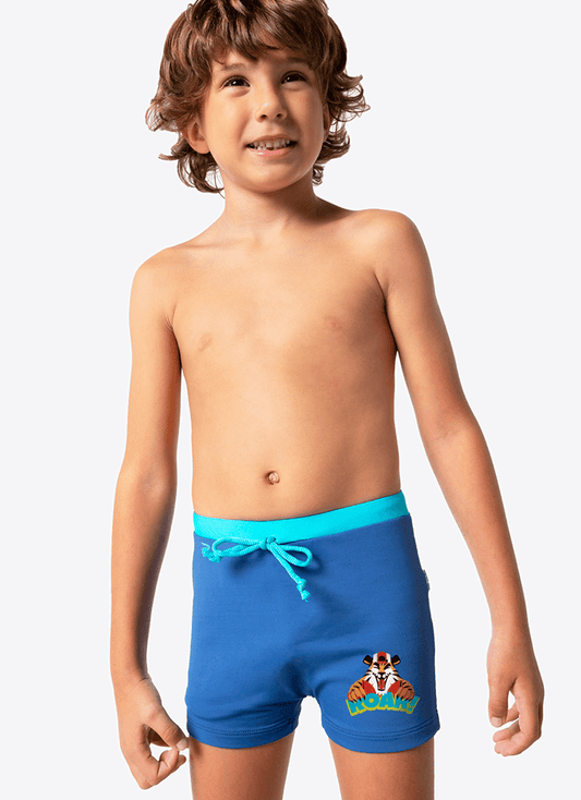 Sunga Boxer Menino Tigre Roar