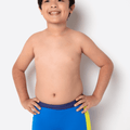 Sunga Boxer Menino Teen Azul Color Block